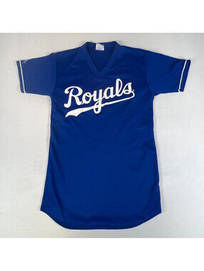 Vintage Majestic Kansas City Royals Men S Blue Royals Script Baseball Jersey